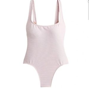 NWT Jcrew ribbed square neck one piece swimsuit